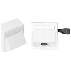 VivoLink Vivolink WI221184-AMP πρίζα HDMI Λευκό