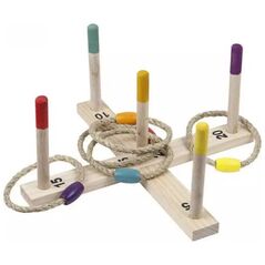 Bburago Παιχνίδι Ρίψης Κρίκων Άνοιξη Καλοκαίρι Ξύλο