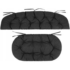 Hobbygarden AMANDA ΣΕΤ 1+2 ΜΑΥΡΟ ΕΚΟΛΕΝ