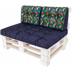 Hobbygarden ΜΑΞΙΛΑΡΙΑ LEO 1+2 ΜΠΛΕ ΜΕ ΛΟΥΛΟΥΔΙΑ ΚΑΙ ΦΥΛΛΑ