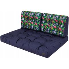 Hobbygarden ΜΑΞΙΛΑΡΙΑ LEO 1+2 ΜΠΛΕ ΜΕ ΛΟΥΛΟΥΔΙΑ ΚΑΙ ΦΥΛΛΑ