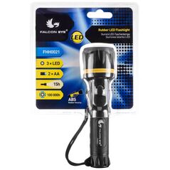 Φακός Falcon Eye Καουτσούκ, μπαταρίας, χειρός LED (FHH0021)