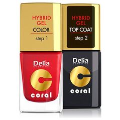 Delia Cosmetics Κοραλλί Υβριδικό Τζελ Βερνίκι Νυχιών αρ. 25 11ml