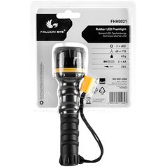 Φακός Falcon Eye Καουτσούκ, μπαταρίας, χειρός LED (FHH0021)