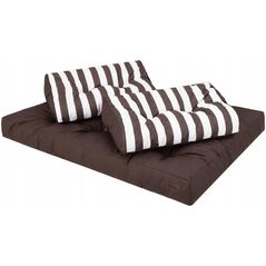 Μαξιλάρια Hobbygarden LEO 1+2 καφέ με ρίγες