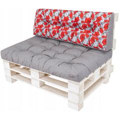 Μαξιλάρια Hobbygarden LEO 1+1 ΓΚΡΙ ΜΕ ΠΑΠΑΡΟΥΝΕΣ