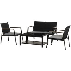 4Living 4Living Σετ εξωτερικών επίπλων 4 τεμαχίων "Monrovia"