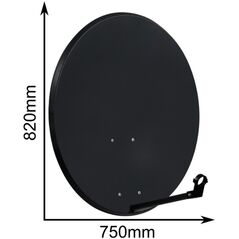 ΚΟΡΑΒ ΚΕΡΑΙΑ ΠΙΑΤΟ 80 CM ΣΚΟΥΡΟ (COR-800SAE-C)
