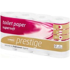 Wepa Wepa Satino Prestige - Χαρτί υγείας σε ρολό, 2 στρώσεις - 8 ρολά