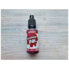 Μελάνι αλκοόλης Carioca Cernit 20ml κόκκινο κρασί