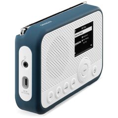 Ραδιόφωνο Sangean Sangean WFR-39 Internet Taschenradio Internet, DAB, UKW Internetradio, UKW, WLAN Spotify, Λειτουργία αφύπνισης, επαναφορτιζόμενο Λευκό, Μπλε (A500466)
