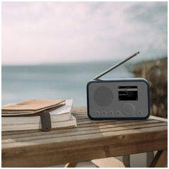 Ραδιόφωνο Sangean Sangean WFR-39 Internet Taschenradio Internet, DAB, UKW Internetradio, UKW, WLAN Spotify, Λειτουργία αφύπνισης, επαναφορτιζόμενο Λευκό, Μπλε (A500466)