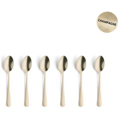 Amefa Austin 1410 - 6 Mocca Spoons in trend box - champagne