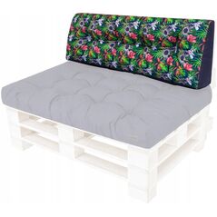 Hobbygarden Ρυθμιζόμενη Πλάτη LEO Μπλε με Λουλούδια και Φύλλα