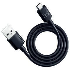 Καλώδιο USB 3MK USB-A - microUSB 1.2 m Μαύρο (5903108541183)