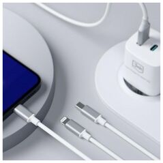 Καλώδιο USB 3MK USB-A + USB-C - USB-C + microUSB + Lightning 1,5 m Λευκό (5903108541237) 13185564 5903108541237