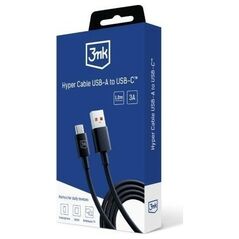 3MK USB-A - USB-C καλώδιο USB 1,2 m Μαύρο (3M005894) 13185567 5903108541275