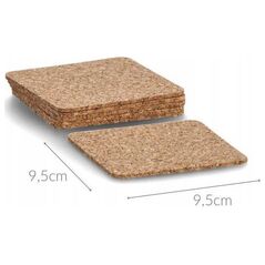 Zeller Σουβέρ από φελλό, 6 τεμάχια, 9,5 εκ.