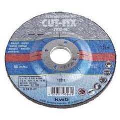 KWB kwb CUT-FIX, Δίσκος λείανσης, Μέταλλο, 2.2 cm, 12.5 cm, 6 mm, 80 m/s