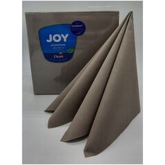 Duni Χαρτοπετσέτες Bio Dunisoft Airlaid L40xB40cm greige,60 τεμ/πακ