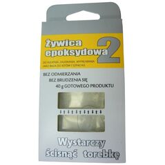 UN EPOXY RESIN ΜΕ ΣΚΛΗΡΥΝΤΗ 40ΓΡ 14081916 5907799705510