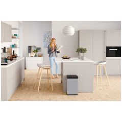 HAILO Κάδος απορριμμάτων Big-Box Swing L / 35L / μαύρο 030840141