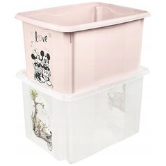 Κουτί αποθήκευσης με καπάκι 30L Karolina "Winnie the Pooh" 45x35x27cm διαφανές 4052396078763