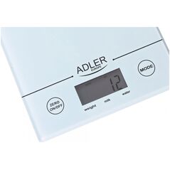 Ζυγαριά κουζίνας Adler AD3138w λευκή