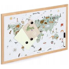 Zeller Μαγνητικός πίνακας, χάρτης κόσμου, 60 x 40 cm
