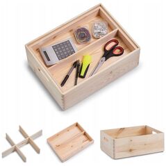 Κουτί αποθήκευσης Zeller με αφαιρούμενα χωρίσματα, 40 x 30 x 15 cm