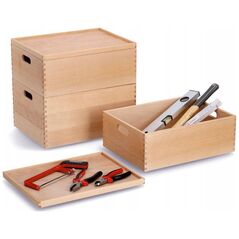 Κάλυμμα κουτιού από ξύλο οξιάς Zeller, 40 x 30 εκ.