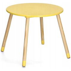 Σετ παιδικών επίπλων Zeller από MDF και πεύκο, τραπέζι + 2 καρέκλες