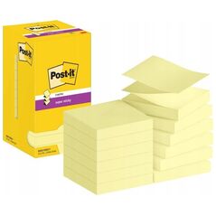 3M 3M Z-Notes, Τετράγωνο, Κίτρινο, Χαρτί, 76 mm, 76 mm, 90 φύλλα