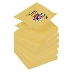 3M 3M Z-Notes, Τετράγωνο, Κίτρινο, Χαρτί, 76 mm, 76 mm, 90 φύλλα