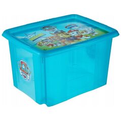 Κάδος με καπάκι 30L Karolina "Paw Patrol" 45x35x27cm χρώμα μπλε 4052396081558