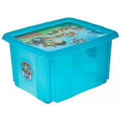 Κασέτα με καπάκι 24L Καρολίνα "Paw Patrol" 42,5x35,5x22,5cm γαλάζιο 4052396081541