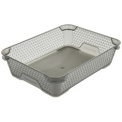 Μίνι τσάντα A5 Mirko 26 5x20x7cm κρυστάλλινο πλέξιμο (διαφανές) 4052396104523