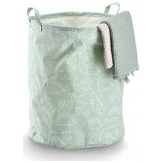 Καλάθι απλύτων Zeller "Dino", καμβάς Ø38x48