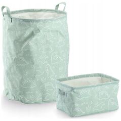 Καλάθι απλύτων Zeller "Dino", καμβάς Ø38x48