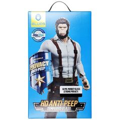 Blueo Σκληρυμένο Γυαλί 5D Mr. Monkey Glass - Apple iPhone 15 Plus μαύρο (Ισχυρή Ιδιωτικότητα)