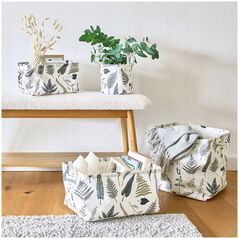 Zeller Υφασμάτινο καλάθι αποθήκευσης, Ø17 x 15 cm