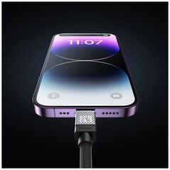 Καλώδιο USB Baseus USB-C - Lightning 1 m Μαύρο (BRA012824)