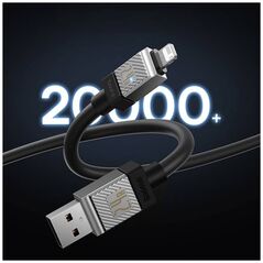 Καλώδιο USB Baseus USB-C - Lightning 1 m Μαύρο (BRA012824)