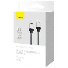 Καλώδιο USB Baseus USB-C - Lightning 1 m Μαύρο (BRA012824)