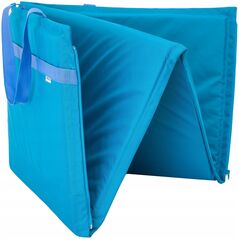 Hobbygarden Πτυσσόμενο Στρώμα-Τσάντα Παραλίας Μπλε 177x54 cm