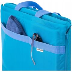 Hobbygarden Πτυσσόμενο Στρώμα-Τσάντα Παραλίας Μπλε 177x54 cm