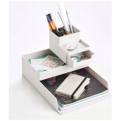 Zeller Διοργανωτής γραφείου από πλαστικό, 11,2 x 15,5 x 9,5 cm