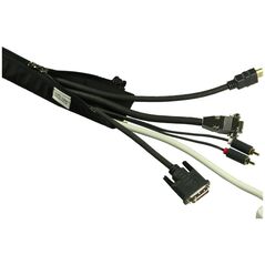 Οργανωτής VivoLink Vivolink PROZIPSLEEVE2.5 καλύμματα καλωδίων Μαύρο