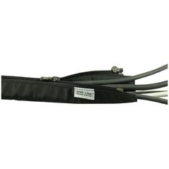 Οργανωτής VivoLink Vivolink PROZIPSLEEVE0.8 καλύμματα καλωδίων Μαύρο 2,2 cm