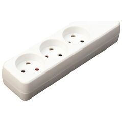 Καλώδιο τροφοδοσίας Garbot Garbot Z66000105-PA01 διακλαδωτής 3 x πρίζα δικτύου Εσωτερική Λευκό